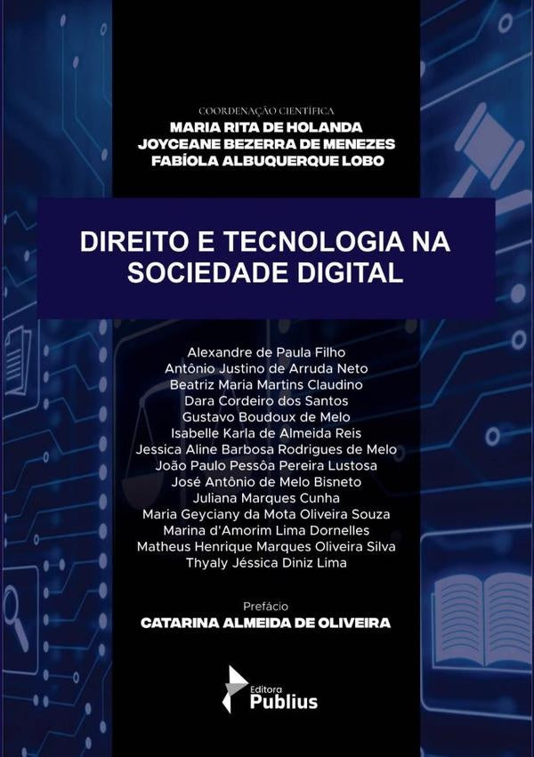 Direito E Tecnologia Na Sociedade Digital | MariaFabiolaAlbuquerque Lobo
