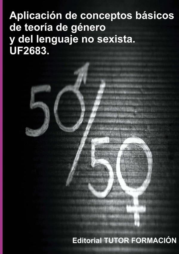 Aplicacion De Conceptos Basicos De La Teoria De Genero Y Del Lenguaje No Sexista. Uf2683. | AnaMariaValero Rey