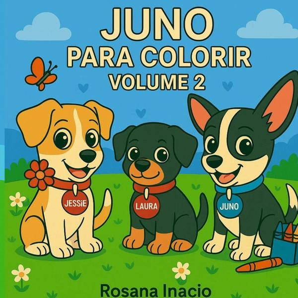 Juno Para Colorir | Rosana Inacio