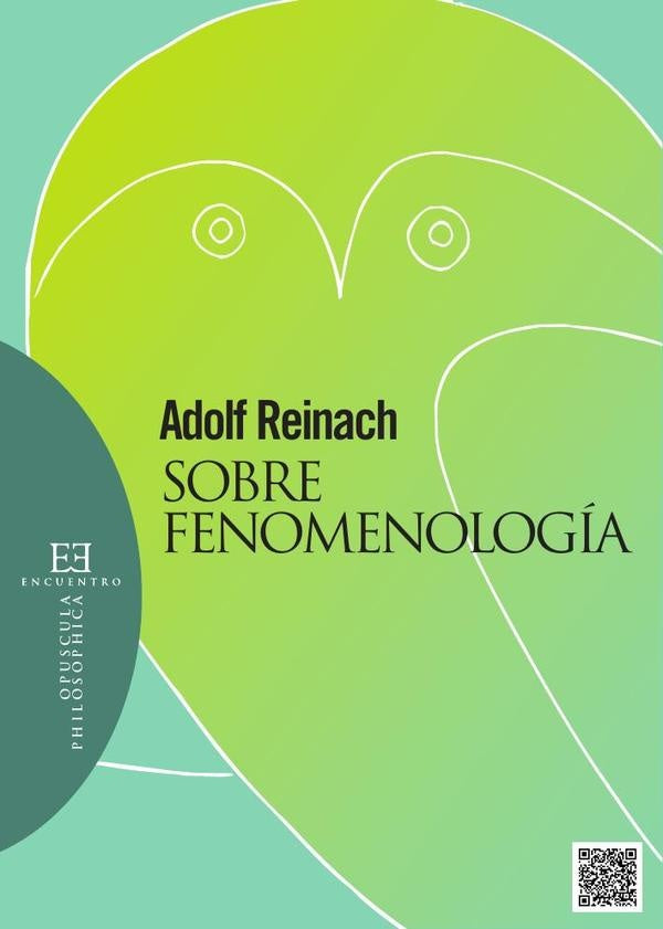 Sobre fenomenologia | Adolf Reinach