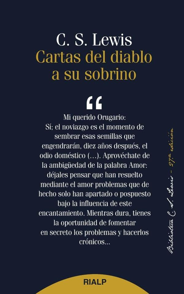Cartas del diablo a su sobrino | LewisC. S.