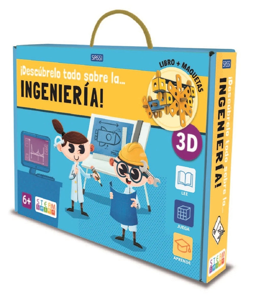 INGENIERIA! LIBRO + MAQUETA. DESCUBRELO TODO SOBRE LA... | Sassi