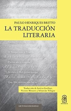 La traduccion literaria | PauloHenriques Britto