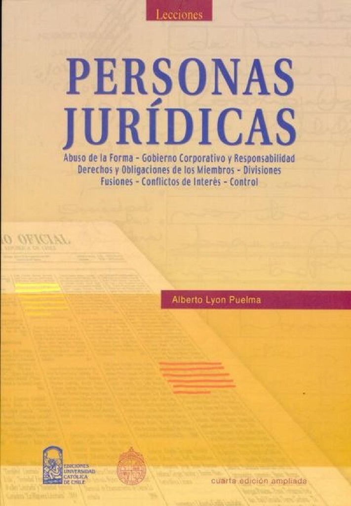 Personas juridicas | AlbertoLyon P.