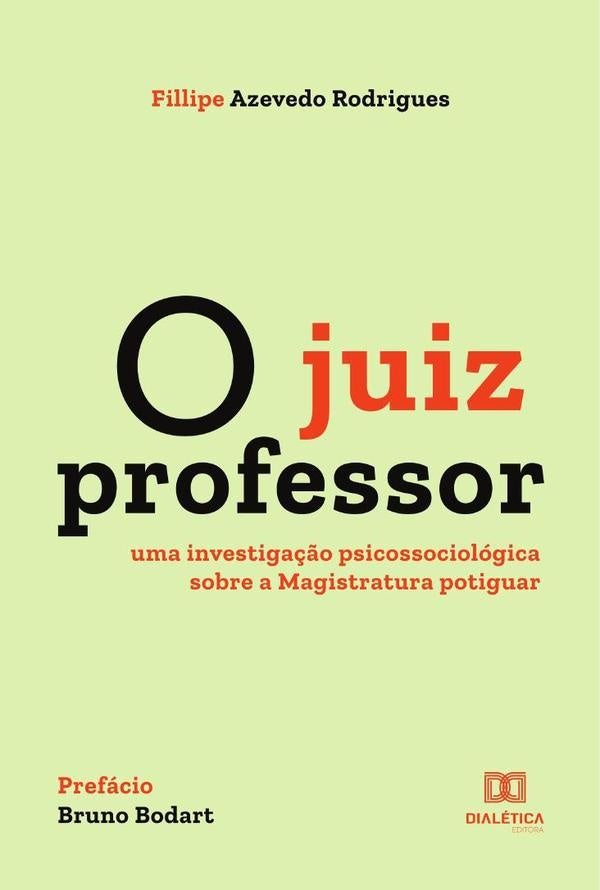 O juiz professor | FillipeAzevedo Rodrigues