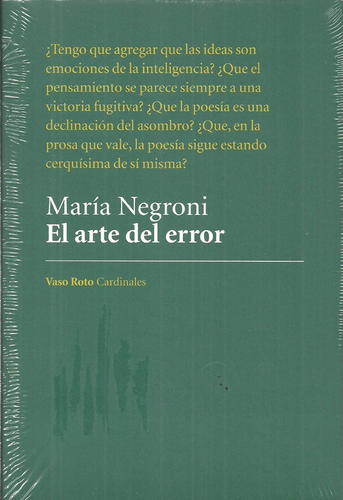 ARTE DEL ERROR,EL | MAR?A NEGRONI