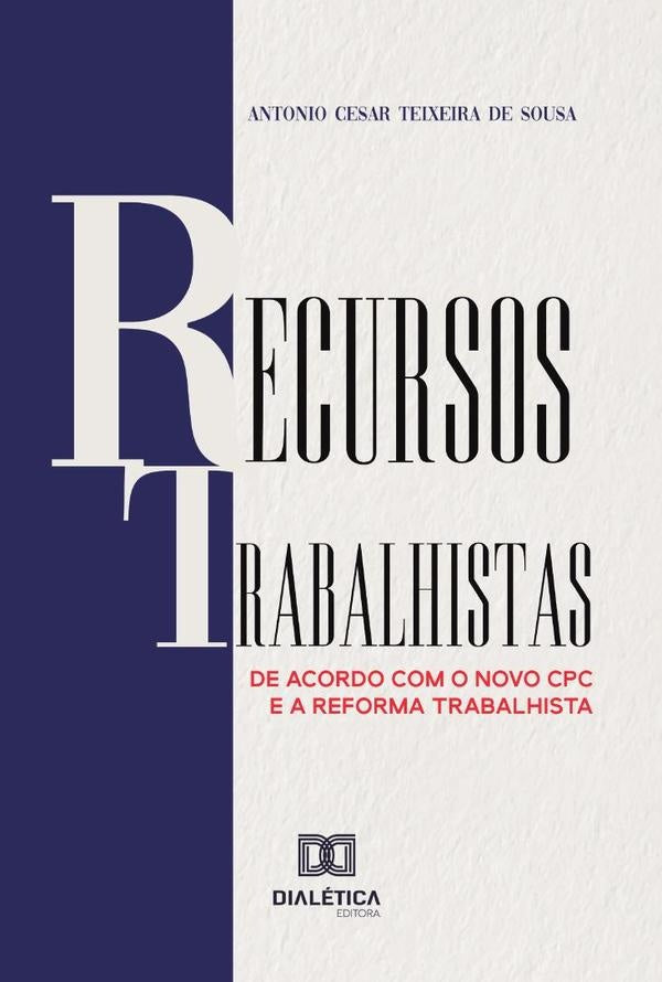 Recursos Trabalhistas | AntonioCesarTeixeirade Sousa