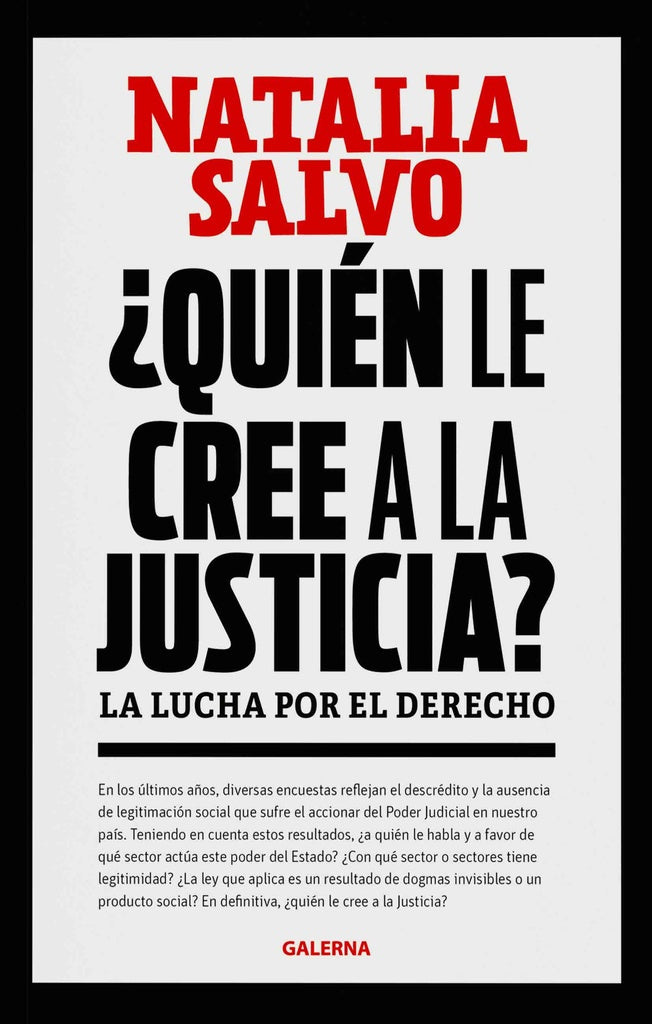 ?Quien le cree a la Justicia? | Natalia Salvo
