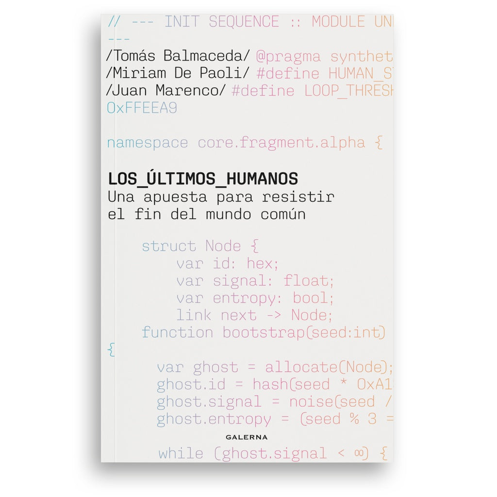 Los ultimos humanos | Juan Marenco