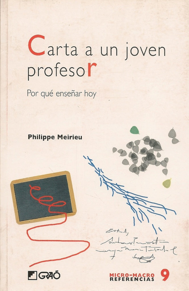 Carta a un joven profesor | Philippe Meirieu