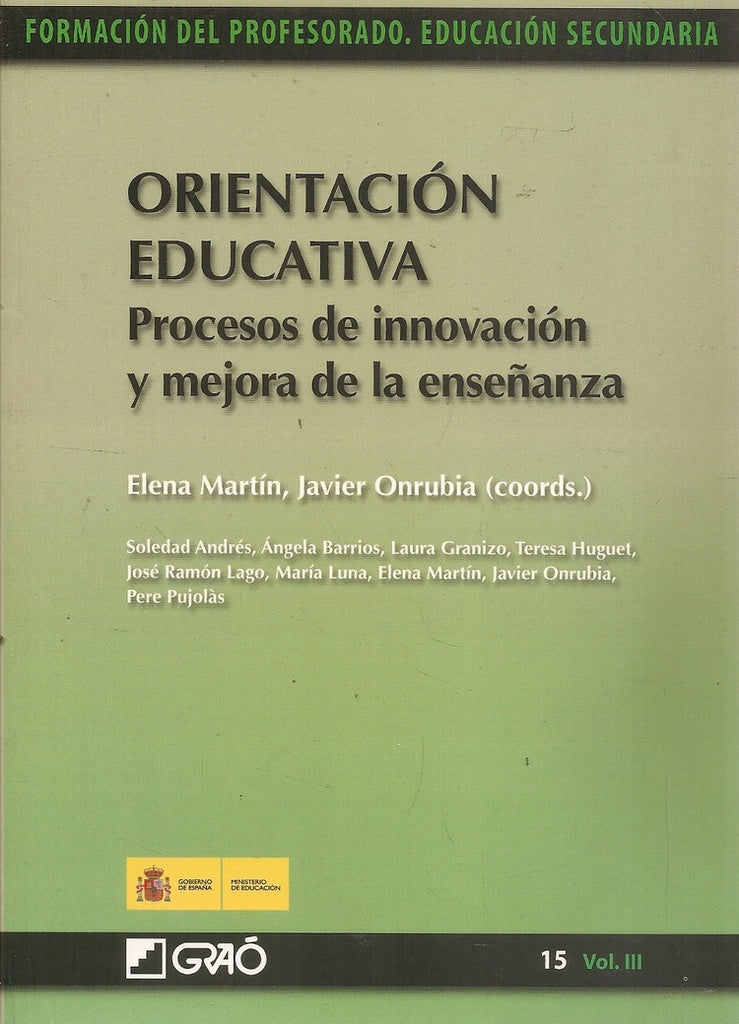 Orientacion Educativa. Procesos de innovacion y mejora de la ense?anza | PerePujol?s Maset
