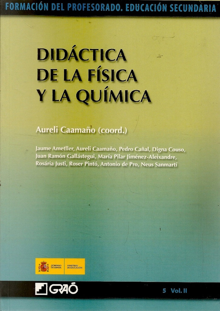 DIDACTICA DE LA FISICA Y LA QUIMICA | AURELI CAAMAÑO