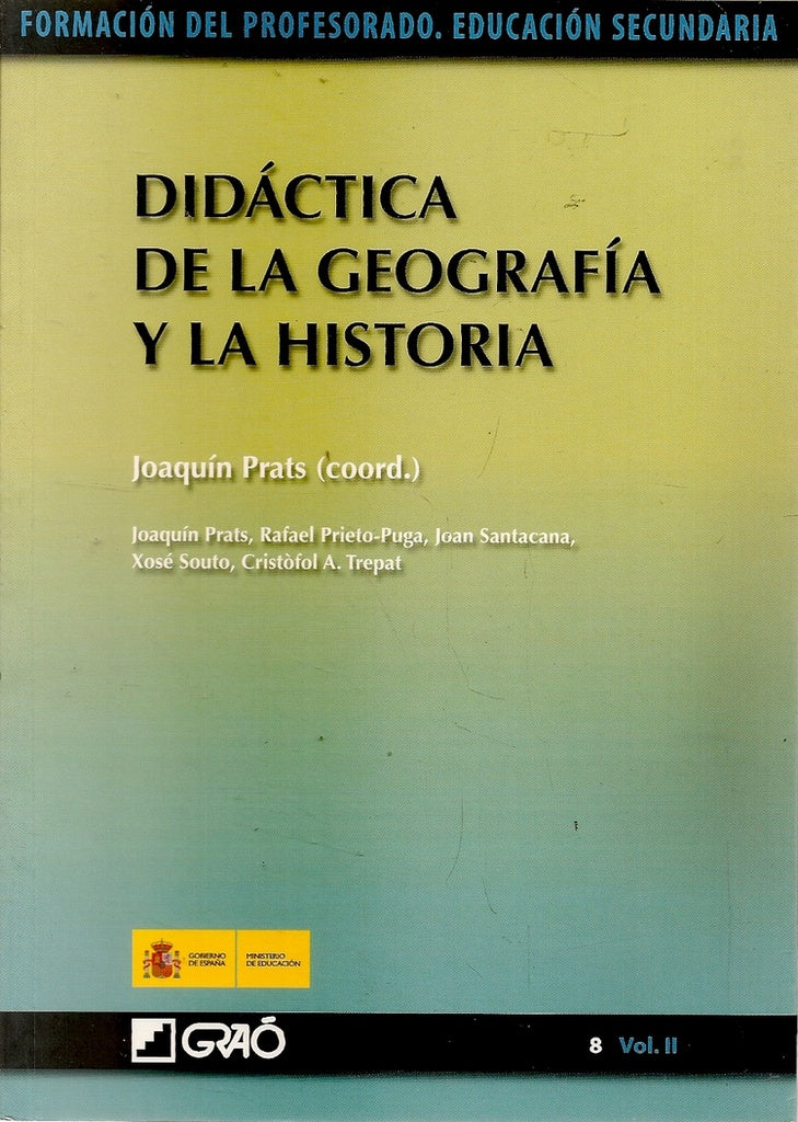 DIDACTICA DE LA GEOGRAFIA Y LA HISTORIA | JOAQUIN PRATS