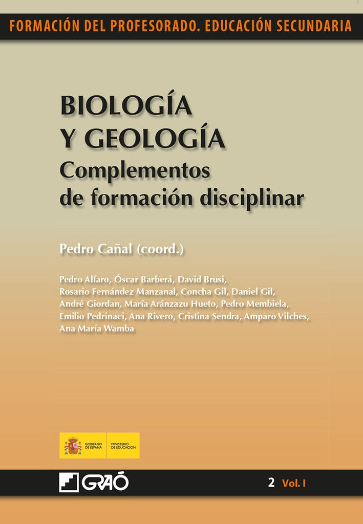 BIOLOGIA Y GEOLOGIA. COMPLEMENTOS DE FORMACION DISCIPLINAR | PEDRO ALFARO