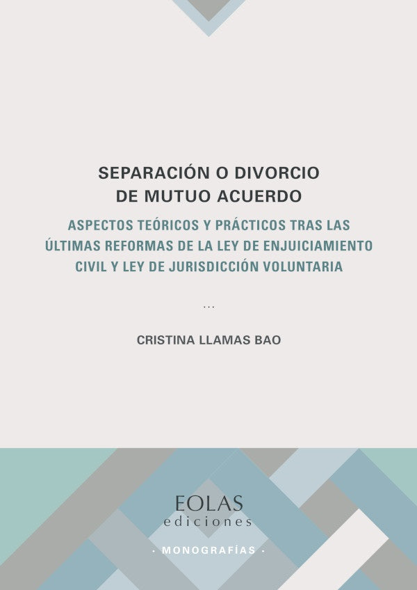 Separacion o divorcio de mutuo acuerdo | CRISTINALLAMAS BAO