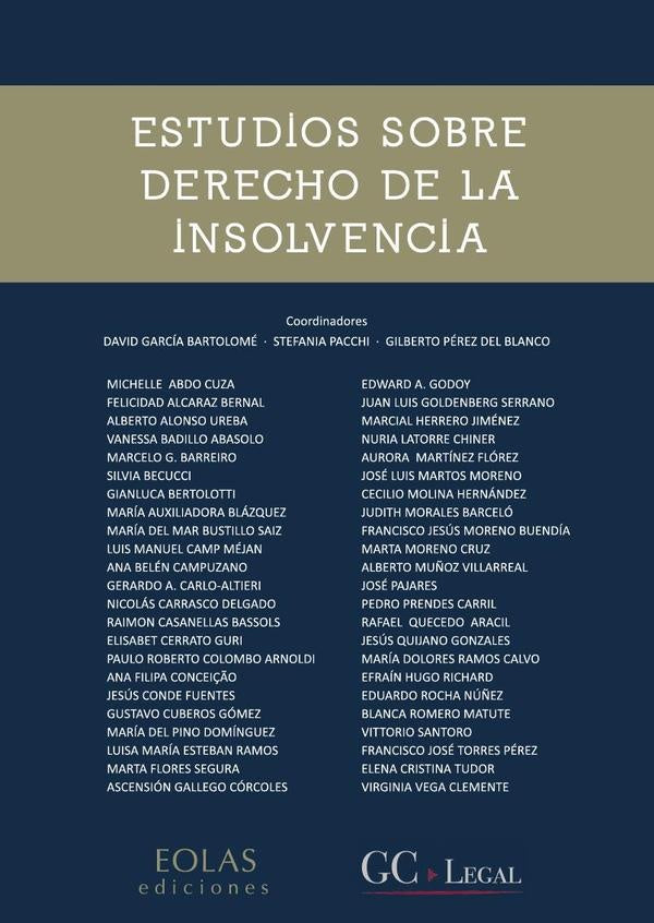 Estudios sobre derecho de la insolvencia | Varios autores