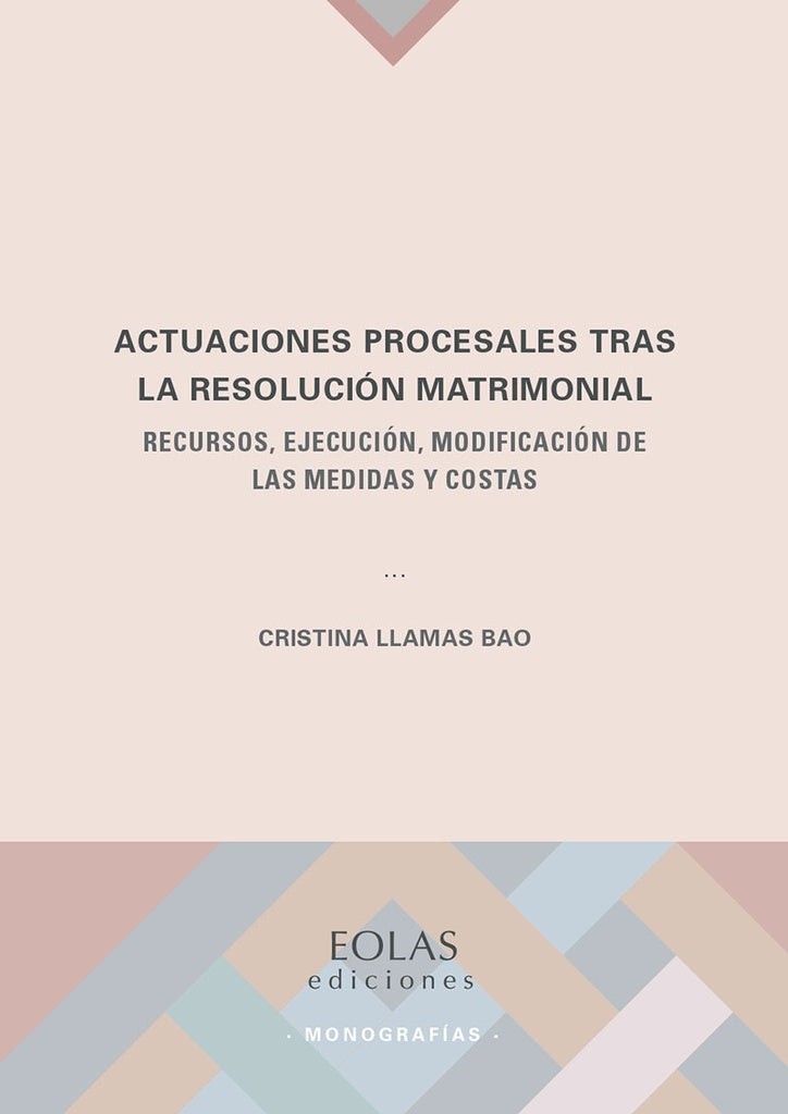 Actuaciones procesales tras la resolucion matrimonial | CRISTINALLAMAS BAO
