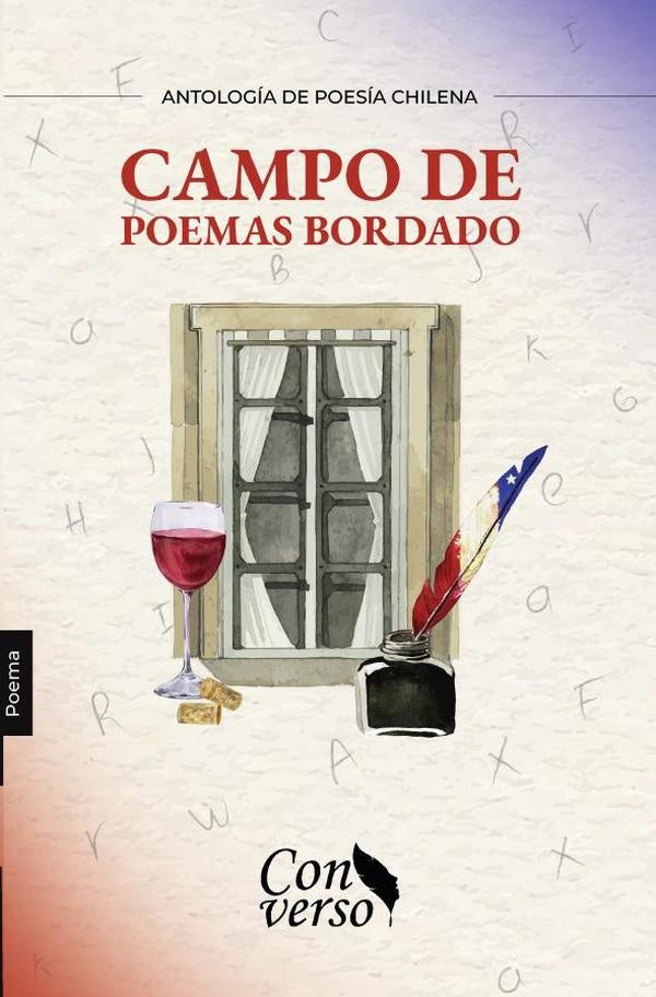 Campo de poemas bordado | Issis Soza Barra