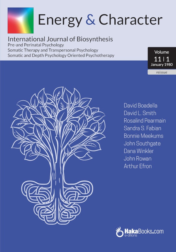 Revista Energy and Character Volumen 11-1 | David Boadella
