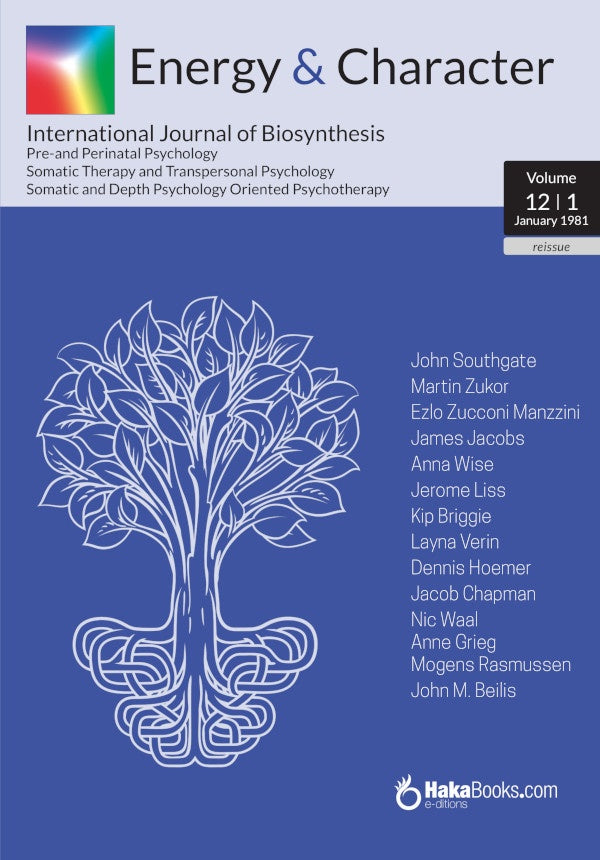 Revista Energy and Character Volumen 12-1 | David Boadella