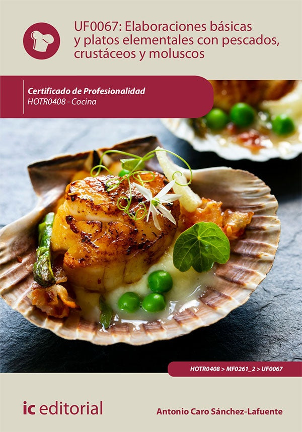 Elaboraciones basicas y platos elementales con pescados, crustaceos y moluscos. HOTR0408 - Cocina | Antonio Caro Sanchez-Lafuente