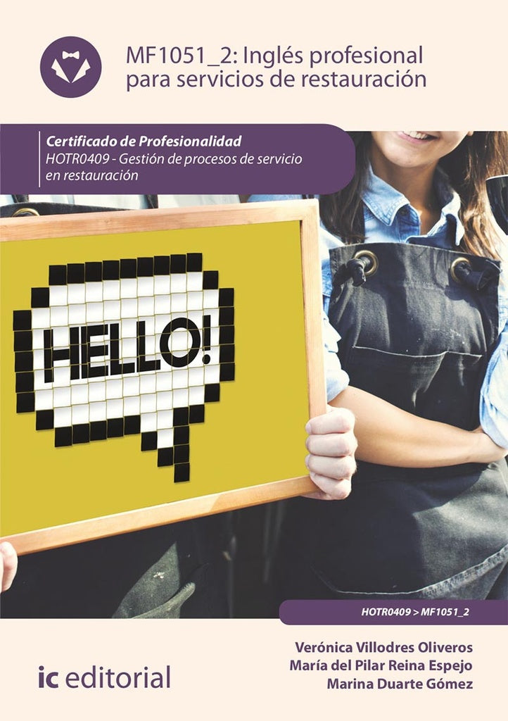 Ingles profesional para servicios de restauracion. HOTR0409 - Gestion de procesos de servicio en res | Daniel Martin Castillo