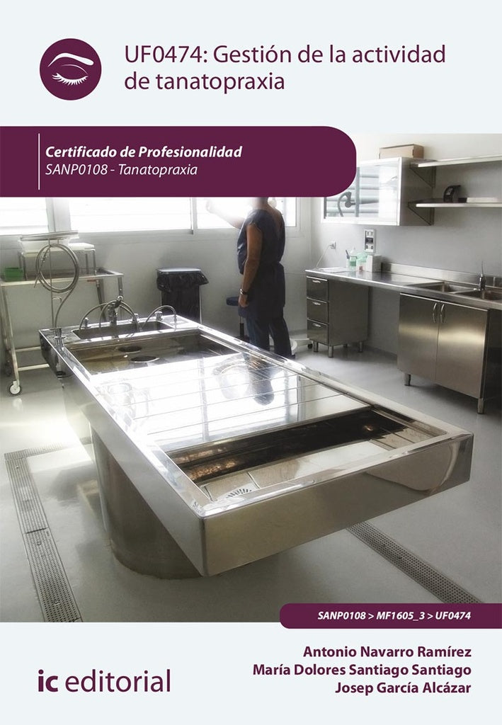 Gestion de la actividad de tanatopraxia. SANP0108 - Tanatopraxia | Nuria Farre Busquet