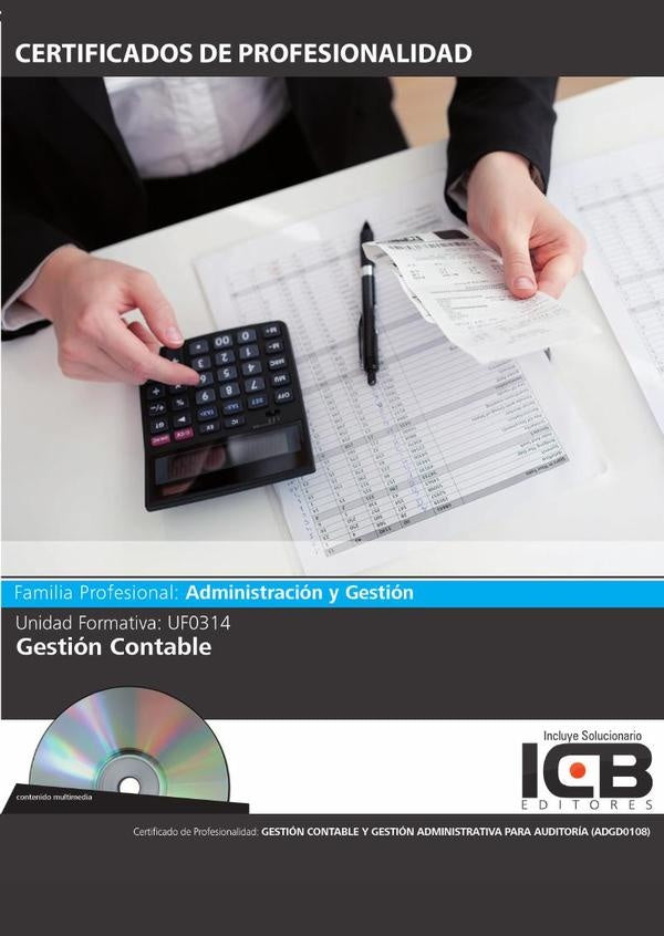 UF0314: Gestion Contable | Editores ICB