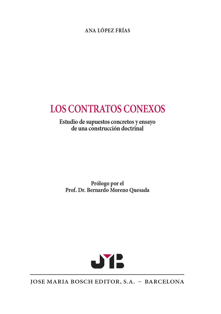 Los contratos conexos | Ana Lopez Frias
