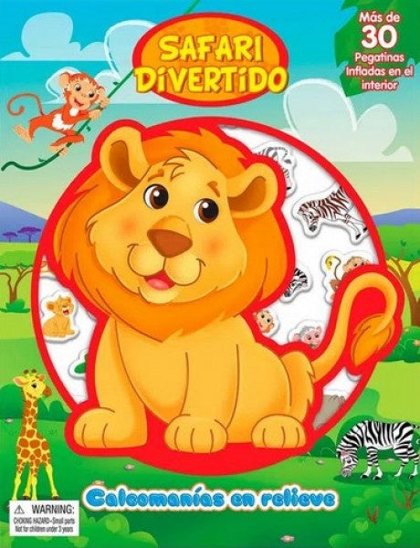 Safari divertido. Calcomanías en relieve | Phidal Publishing Inc