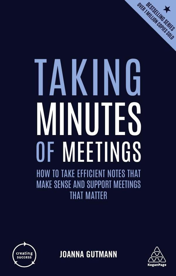 Taking Minutes of Meetings | Joanna Gutman