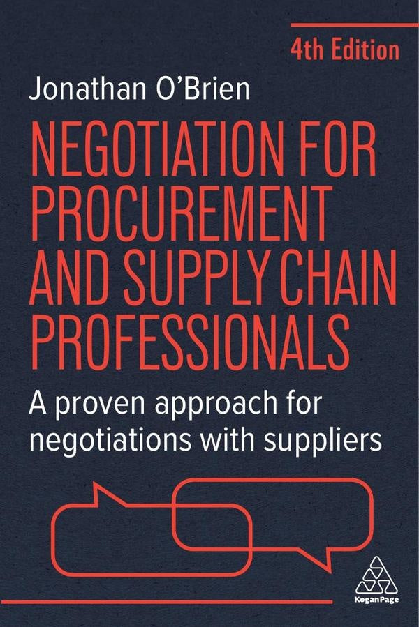 Negotiation for Procurement and Supply Chain Professionals | Jonathan OBrien