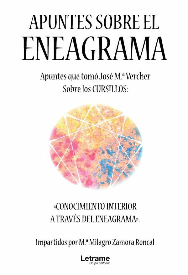 Apuntes sobre el eneagrama. Apuntes que tomo Jose Maria Vercher. Sobre los cursillos: "conocimiento | Maria Milagros Zamora Roncal