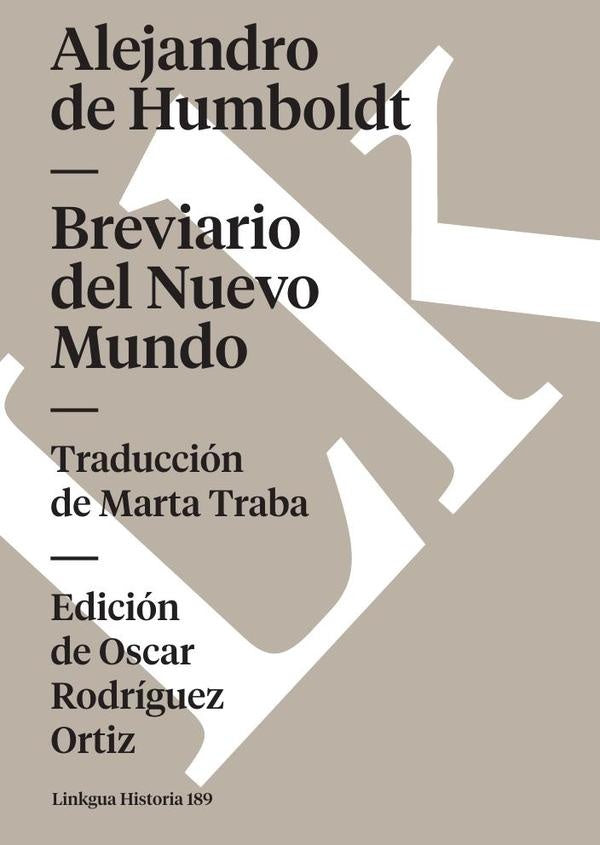 Breviario del Nuevo Mundo | Alejandro de Humboldt