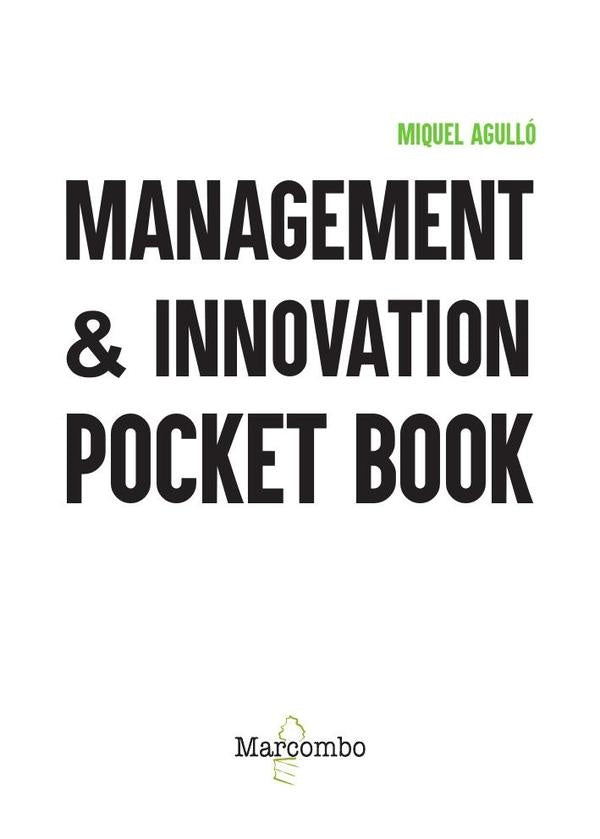 Management & Innovation Pocket-book | Miguel Agullo