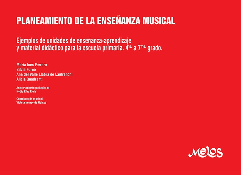 BA13319 - Planeamiento de la ense?anza musical 4to a 7mo | Maria Ines Ferrero