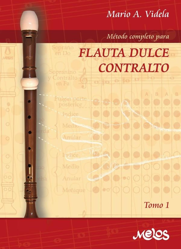 BA13064 - Metodo completo para flauta dulce contralto - Tomo 1 | Mario Videla