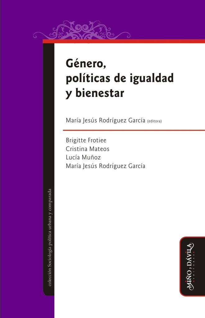 Genero, politicas de igualdad y bienestar | Maria Jesus Rodriguez Garcia