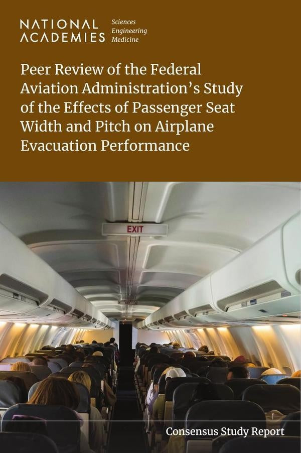 Peer Review of the Federal Aviation Administrations Study of the Effects of Passenger Seat Width and | HEINRICH / AA.VV. HOFFMANN