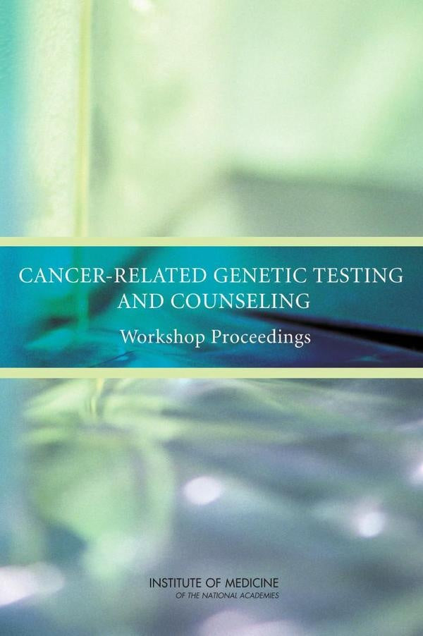 Cancer-Related Genetic Testing and Counseling | HEINRICH / AA.VV. HOFFMANN