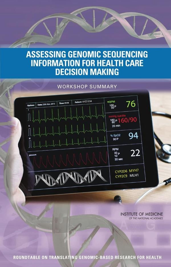 Assessing Genomic Sequencing Information for Health Care Decision Making | HEINRICH / AA.VV. HOFFMANN