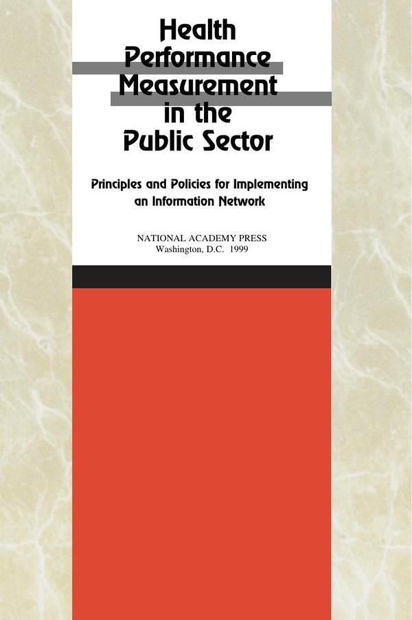 Health Performance Measurement in the Public Sector | HEINRICH / AA.VV. HOFFMANN
