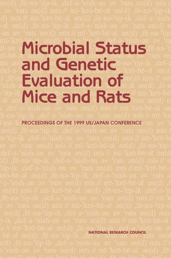 Microbial Status and Genetic Evaluation of Mice and Rats | HEINRICH / AA.VV. HOFFMANN