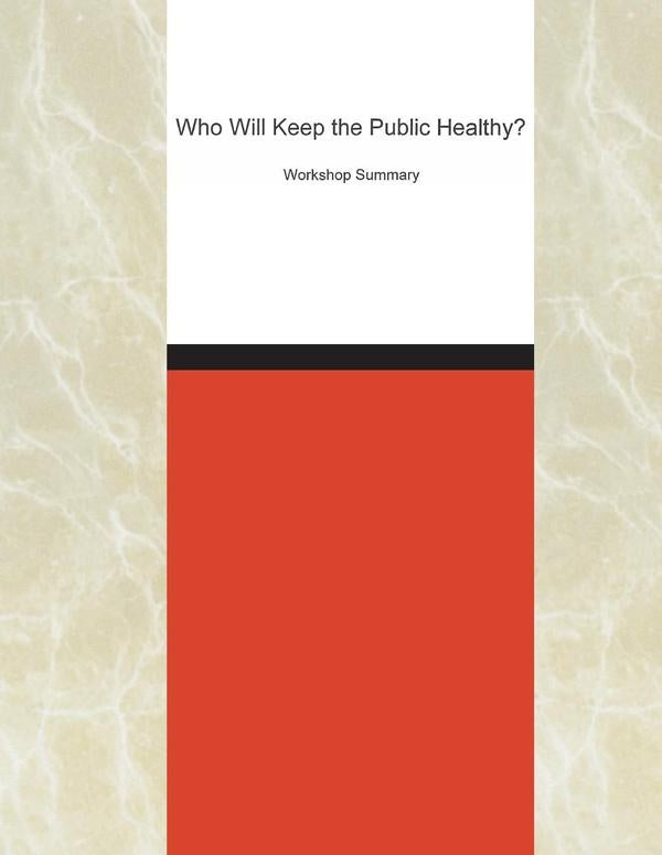 Who Will Keep the Public Healthy? | HEINRICH / AA.VV. HOFFMANN