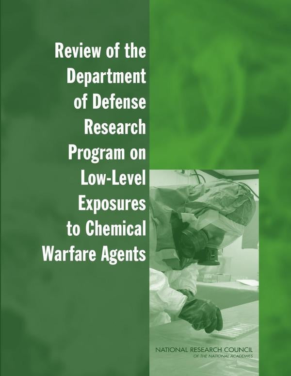 Review of the Department of Defense Research Program on Low-Level Exposures to Chemical Warfare Agen | HEINRICH / AA.VV. HOFFMANN