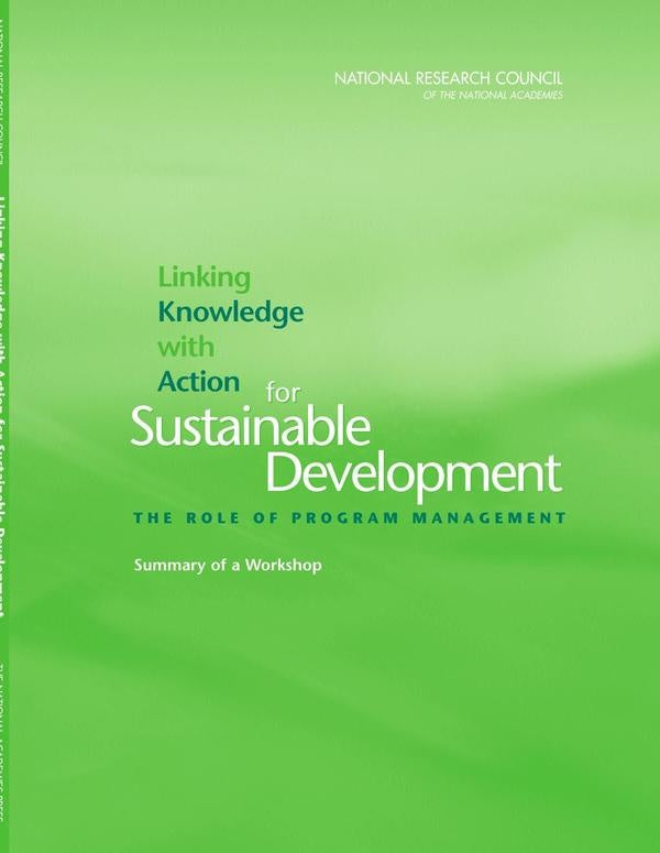 Linking Knowledge with Action for Sustainable Development | HEINRICH / AA.VV. HOFFMANN