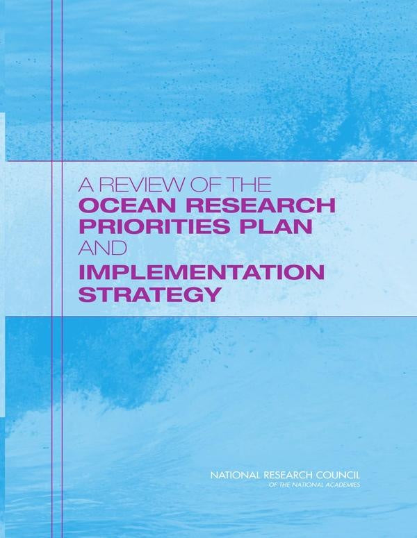 A Review of the Ocean Research Priorities Plan and Implementation Strategy | HEINRICH / AA.VV. HOFFMANN