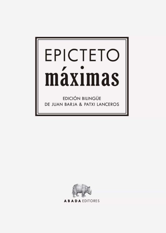 MÁXIMAS | Epicteto