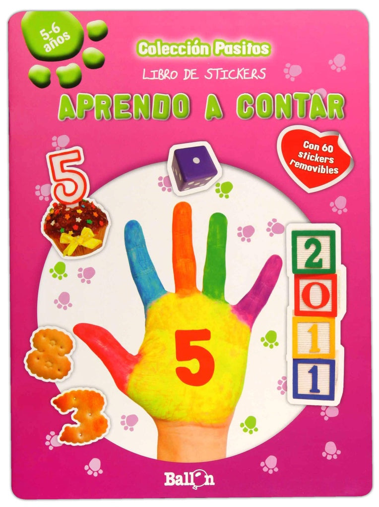 APRENDO A CONTAR. LIBRO DE STICKERS