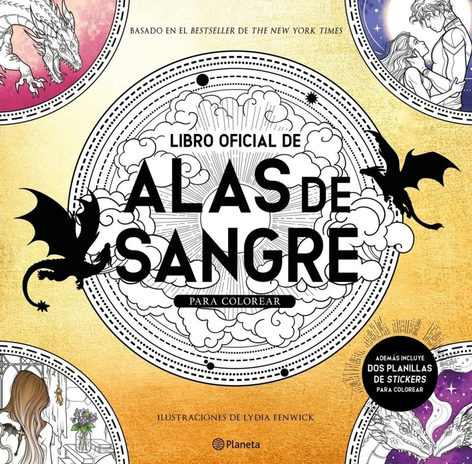 LIBRO OFICIAL DE ALAS DE SANGRE PARA COLOREAR | Rebecca Yarros